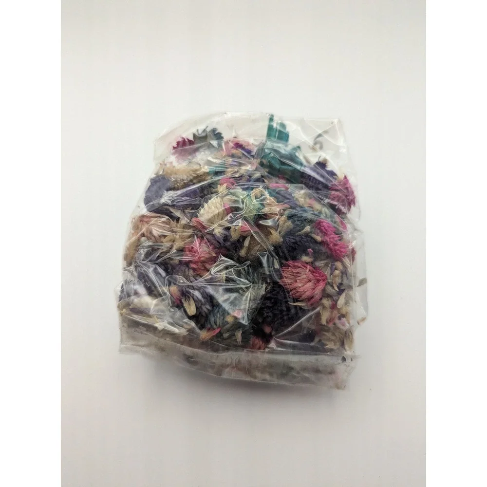 1996 Vtg White Wicker‎ Avon Wishing Well Basket Potpourri Gift Set Pink Flower
